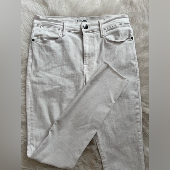 Frame Le High raw edge skinny jeans - Picture 3 of 4